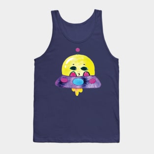 cute ufo towards outer space Tank Top